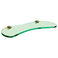 20ème siècle, Cristal Art Glass Shelf 50s