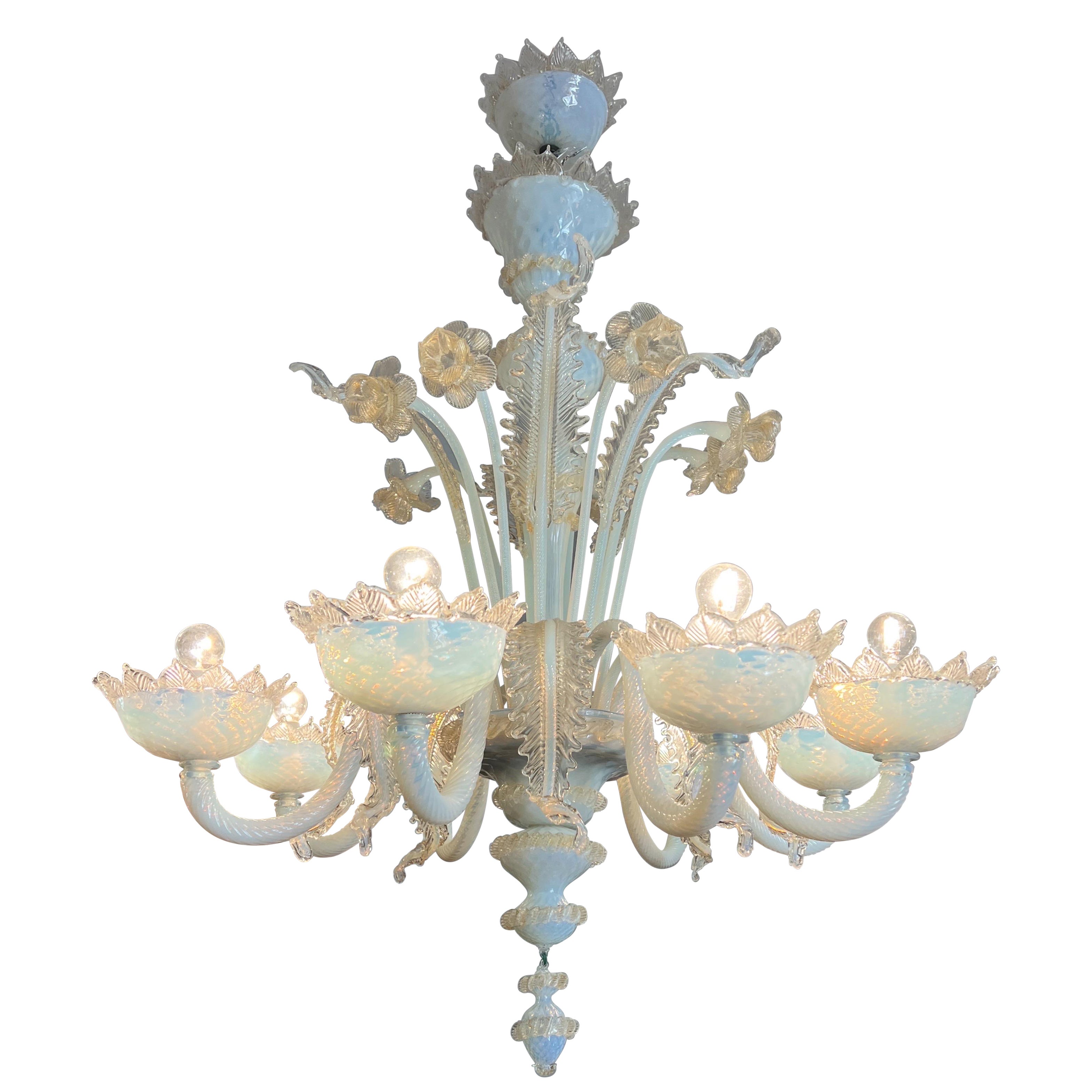 Mid Century modern Murano venezianischen Glas-Kronleuchter 1960er Jahre Italien
