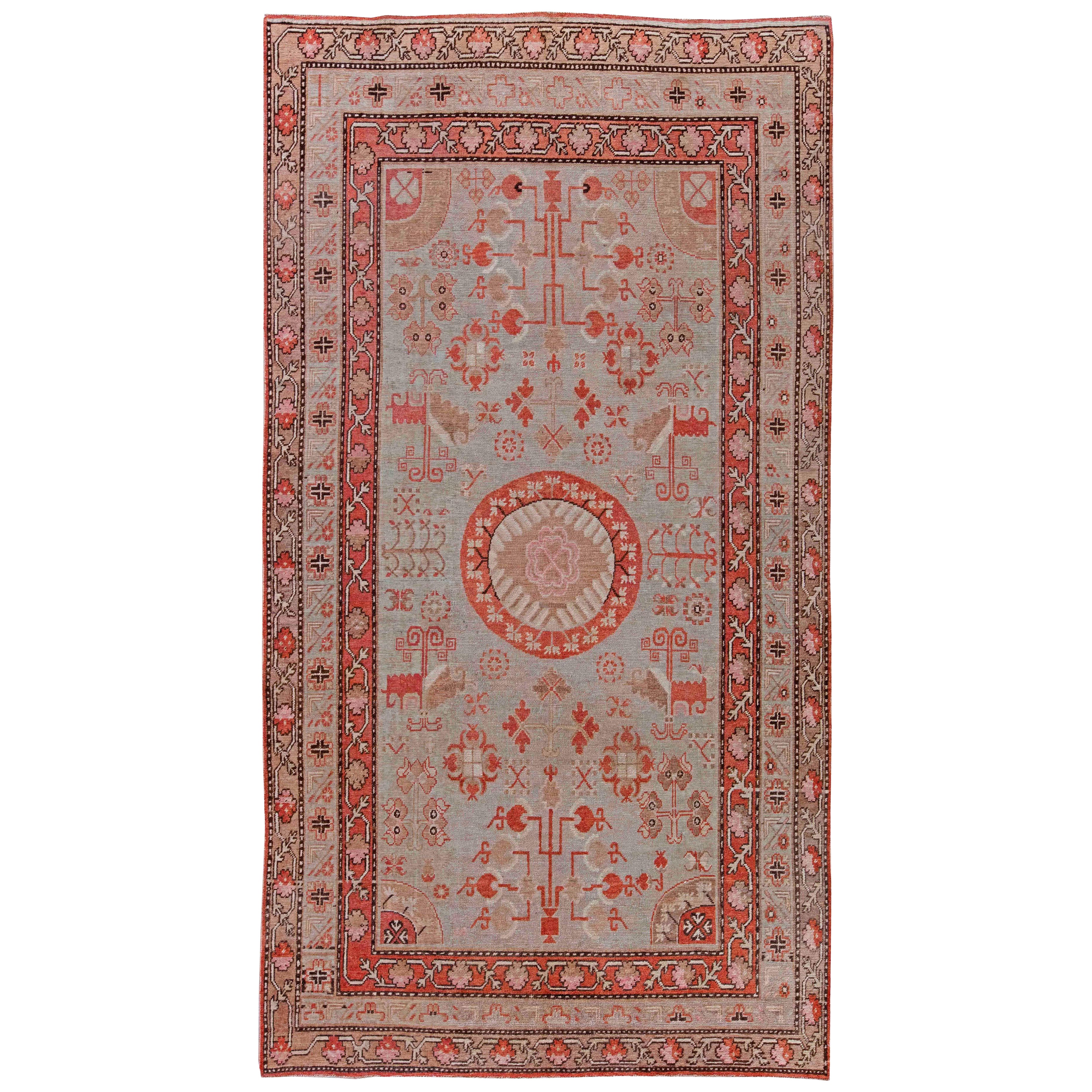 Doris Leslie Blau Vintage Samarkand Handmade Wool Rug