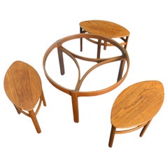 Vintage "Trinity" Nesting Tables in Teak by Nathan #1