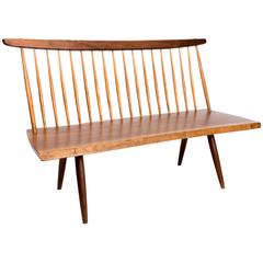 George Nakashima Walnut Bench