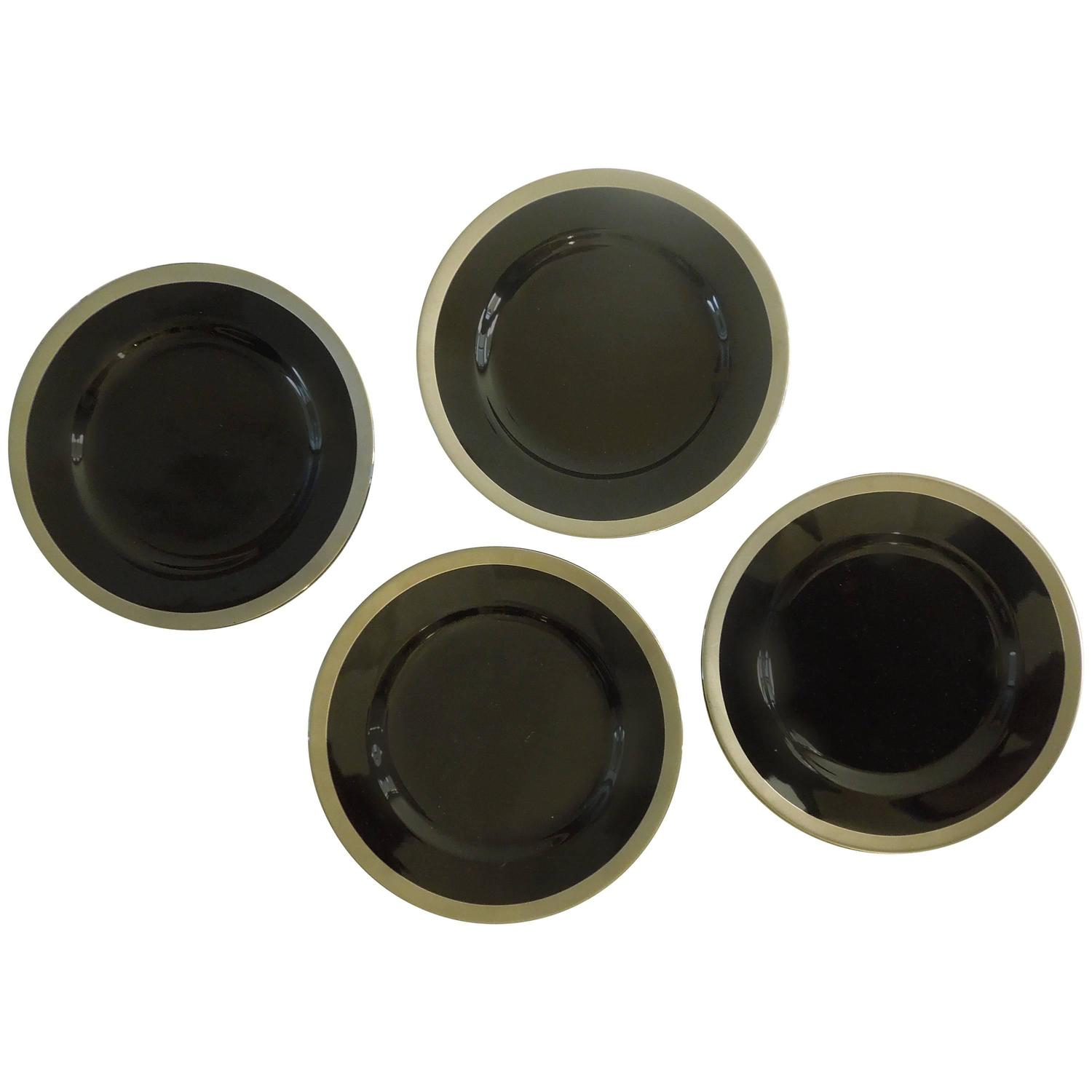 Set of Four Tom Ford for Gucci Platinum Plates at 1stdibs