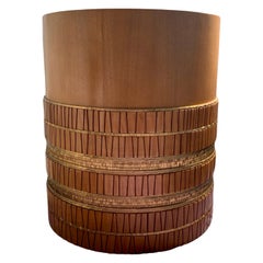 Tavolino Tribal Art in legno e ottone di Damian Jones "Furniture as Art" #1