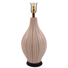 Lampada in ceramica Sgraffito