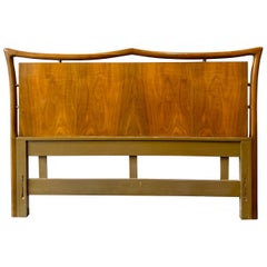 MCM Exoskeleton Style Sculptural Walnut Queen or Full headboard by Piet Hein