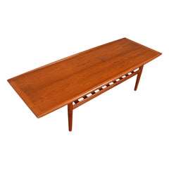 Grete Jalk Surfboard-Couchtisch #2 aus Teakholz