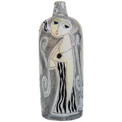 Fantoni for Raymor Italy Mid-Century Modern Vase