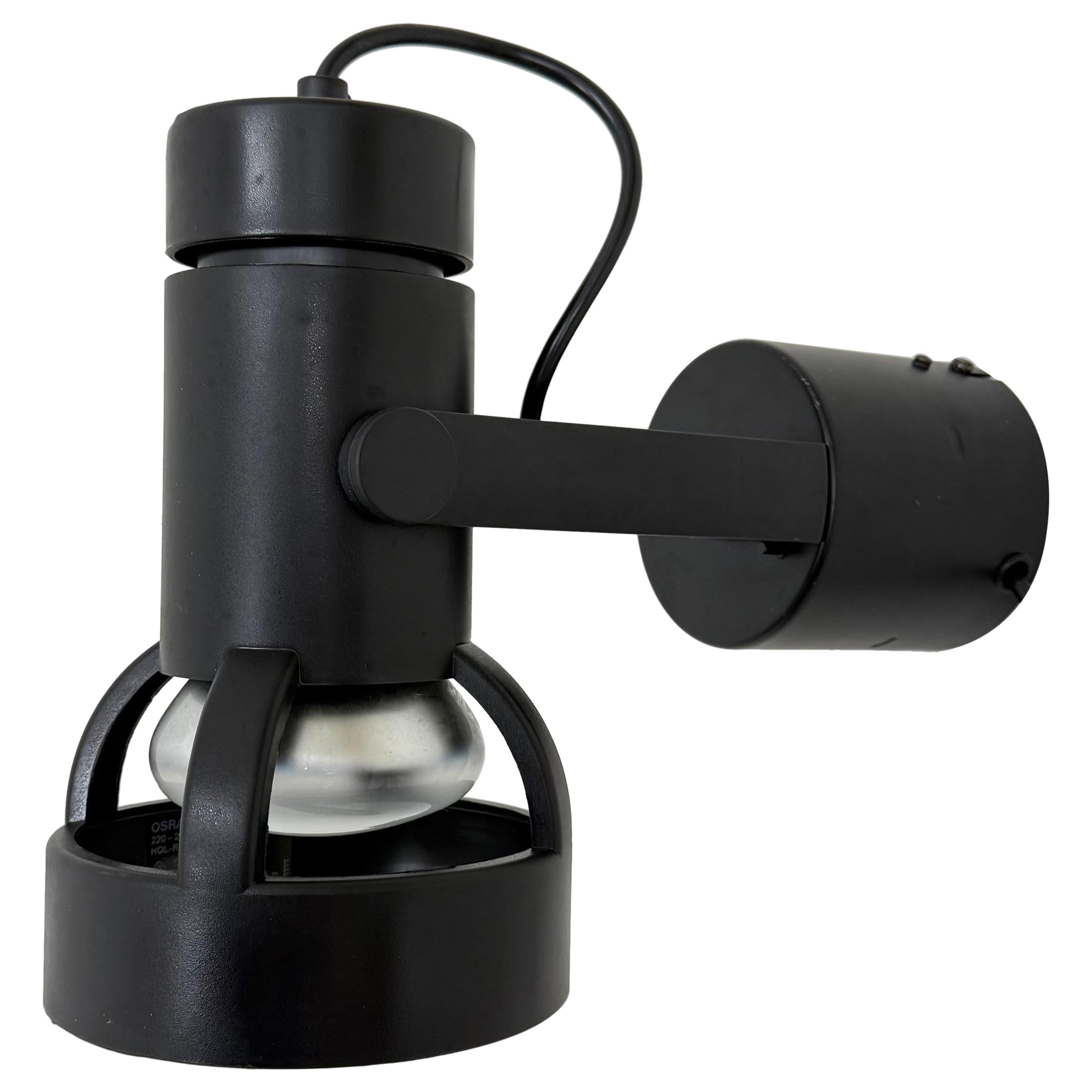Vintage German Adjustable Wall Lamp in Plastic and Metal from Osram, 1980s