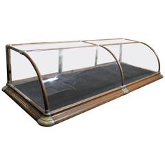 Used Counter-Top Store Display Showcase with Curved Glass