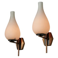 Vintage Mid-Century Modern Italian Wall Sconces
