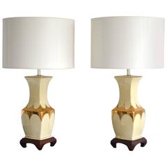 Pair of Hollywood Regency Table Lamps