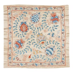 30"x30" ALL SILK Brand-New Wall Hanging, Handmade Wall Art, Embroidered Tapestry
