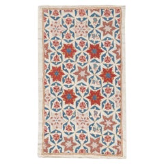Appendiabiti da parete 21x34 in 100% seta. Tovaglia ricamata. Decorazioni murali Boho