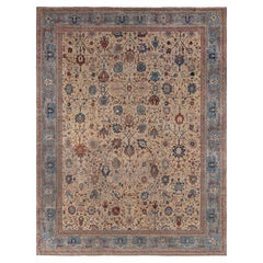Doris Leslie Blau Extra Large Antique Persian Tabriz Handmade Rug