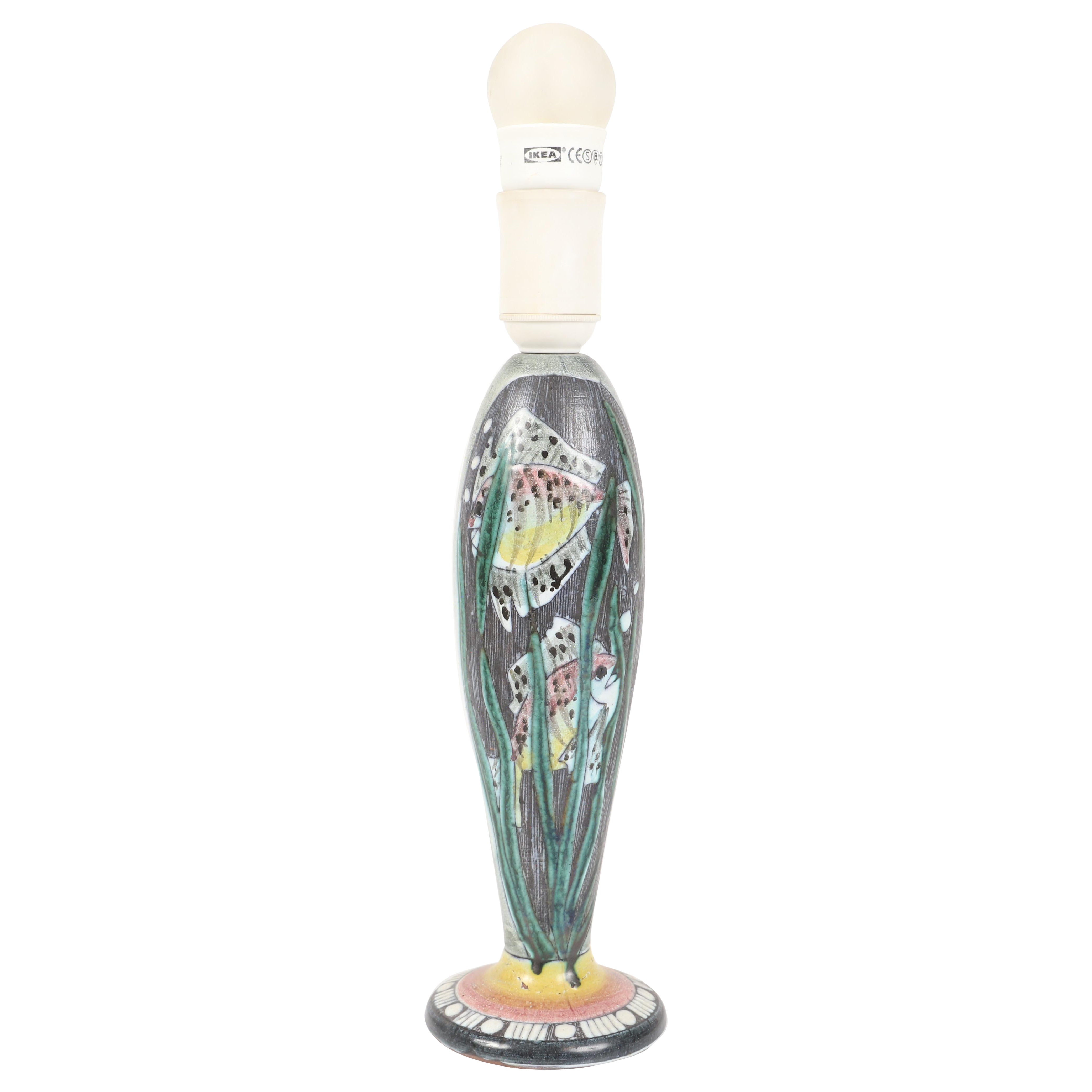 Lampada da tavolo Tilgmans in ceramica Svezia anni '60