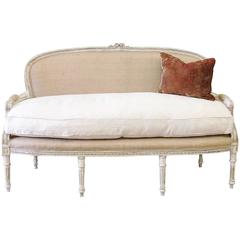 Antique Painted Louis XVI Style Settee