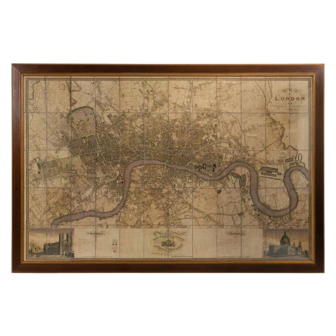 Large Scale Map of the London Metropolis