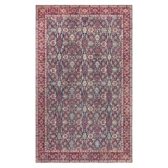 Tapis persan ancien Tabriz Botanic fait à la main Doris Leslie Blau