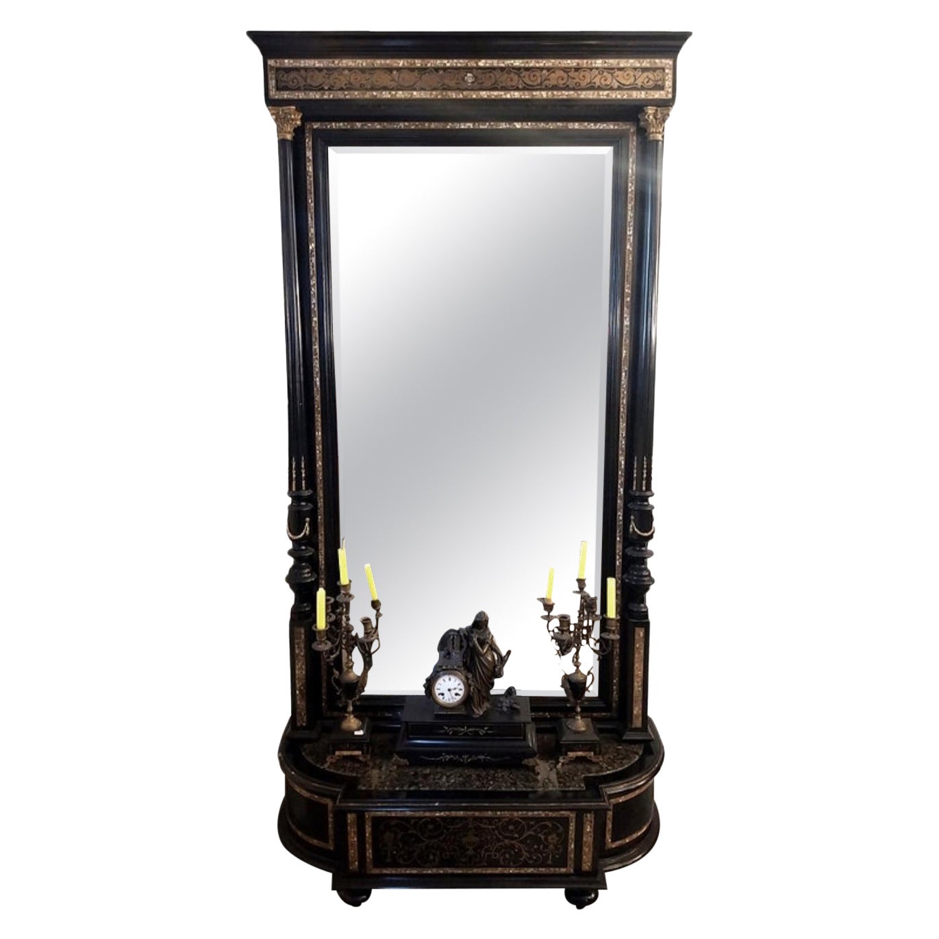 Napoleon III floor mirror