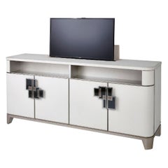 Precio especial Mueble TV Tapizado Nabuk en oferta