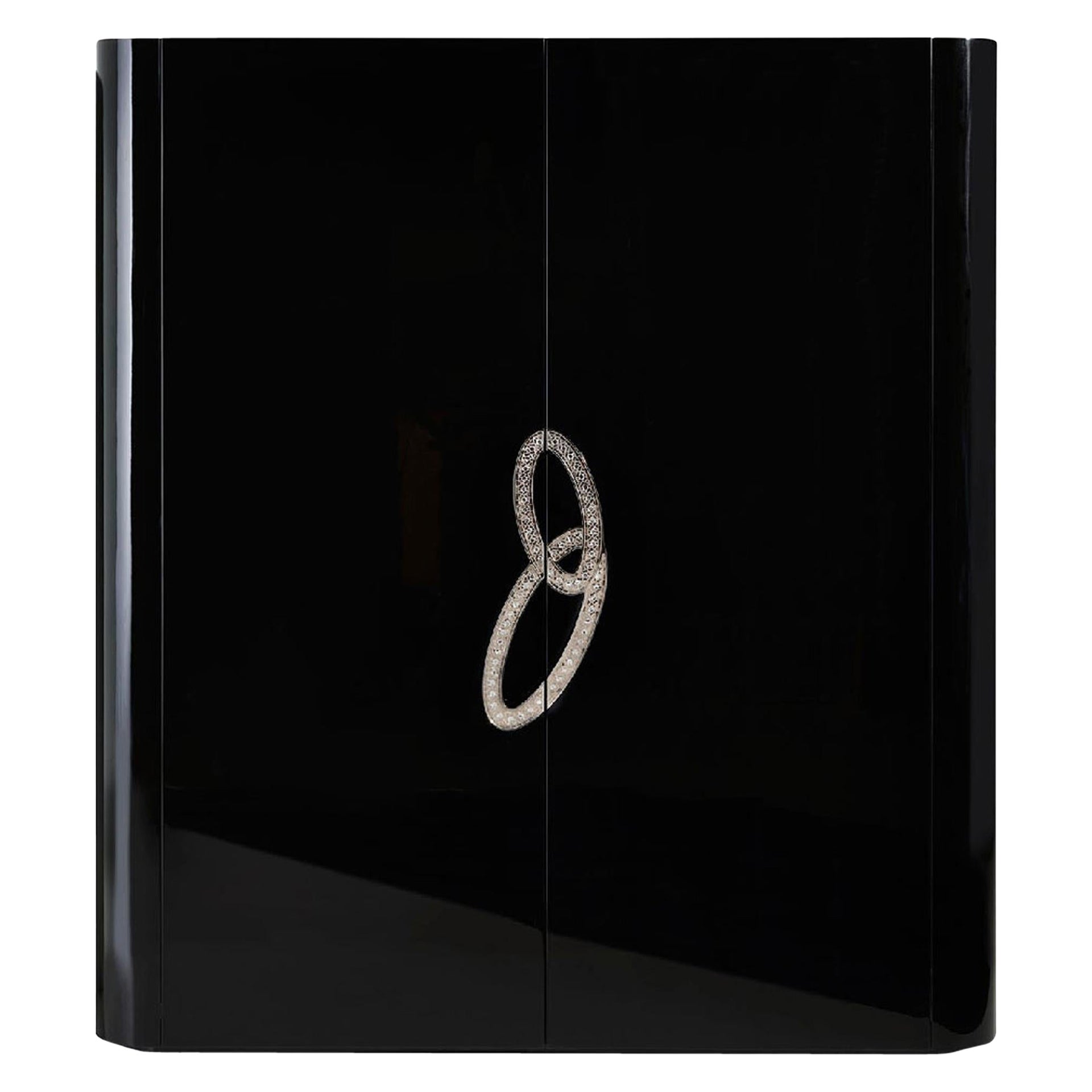 Precio Especial Armario Acabado Lacado Brillante Tirador Puerta Acabado Cromo