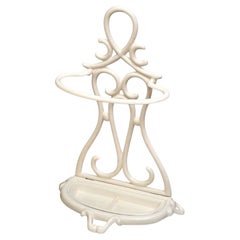 French Art Nouveau Enameled Umbrella Stand - Stick Stand