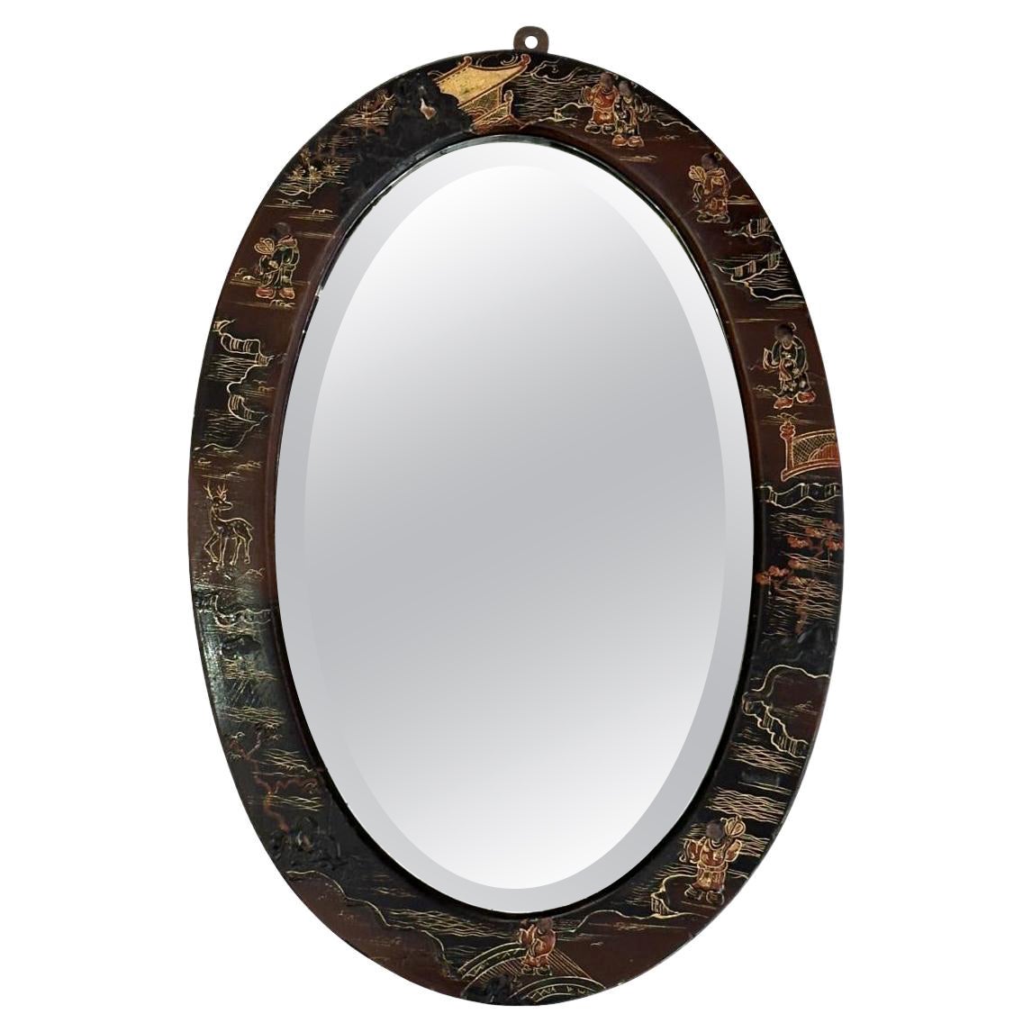 Antique Chinoiserie Mirror