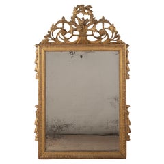 Large 18th Century Louis XVI Period Giltwood Marriage Mirror