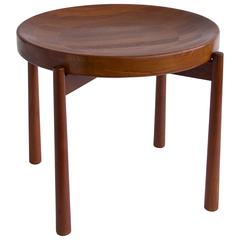 Flip Top Teak table for Dux in the manner of Jens Quistgaard 6