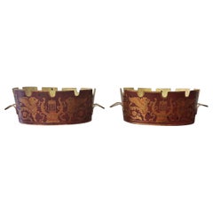 Pareja Vintage Monteith Toleware Tole
Cachepot pintado a mano
Plantador