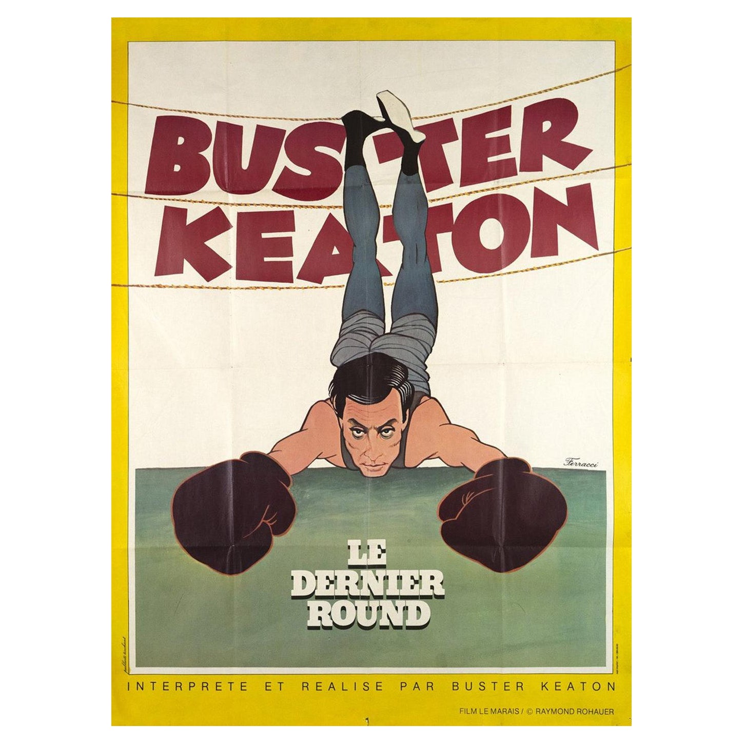 The Battling Butler (Buster Keaton) Original Vintage Poster For Sale