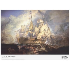 Affiche vintage originale JMW Turner - Dallas Museum of Art, 2008