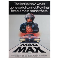 Affiche vintage originale Mad Max de 1979