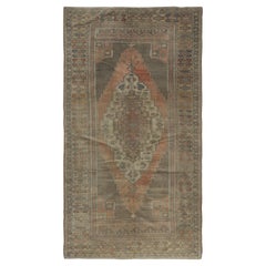 5x9 Ft One of a kind Vintage Handmade Turkish Village Rug, 100% Wool