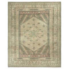 6,8x8.4 Ft Einzigartiger handgefertigter Vintage West Anatolischer Manisa Kula-Teppich aus 100 % Wolle.
