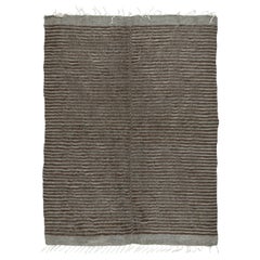 5x6.7 Ft Kurdish Kilim Rug. Kurdish Sofa Throw. Striped Bed Cover, Blanket