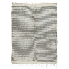 5x6.8 Ft Rug & Kilim a trama piatta. Guaina decorativa per divano. Copriletto a righe, coperta