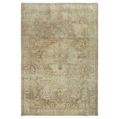 6.5x9.6 Ft One of a kind Vintage Handmade Turkish Kayseri Rug, 100% Wool