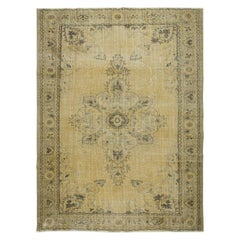 Tappeto da giardino Vintage Country e Farmhouse Decor 7.5x10 Ft. Tappeto turco fatto a mano