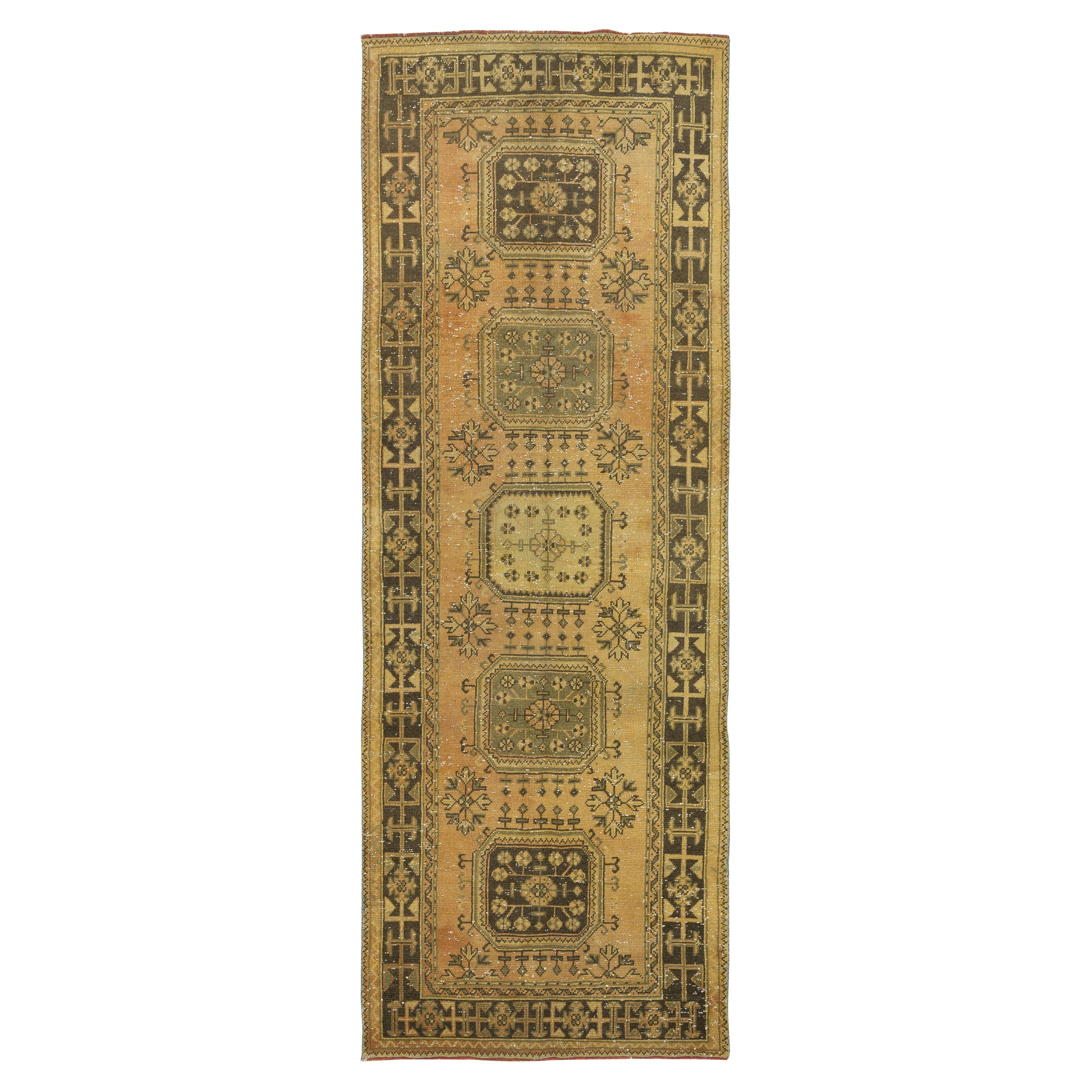 4x11.2 Ft Kitchen Rug. Vintage Runner Rug. Hallway Rug. Stair Rug. Corridor Rug