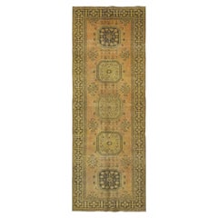 Alfombra de cocina de 4,3x12 pies. Alfombra Runner Vintage. Alfombra de pasillo. Alfombra de escalera. Alfombra de pasillo
