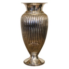 Sterling silver vase, 20th century