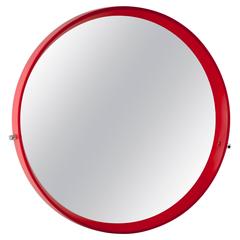 Scandinavian Wood Mirror by Uno and Osten Kristiansson