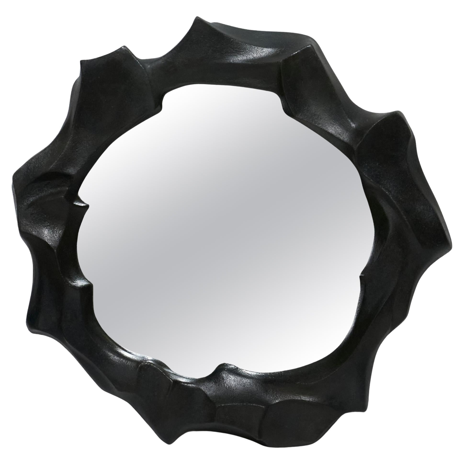 Specchio scultoreo in gres in vendita