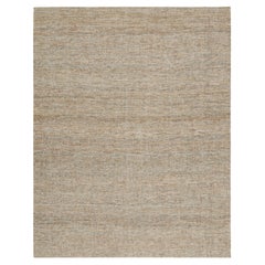 Rug & Kilim’s Contemporary Jute kilim in Beige-Brown
