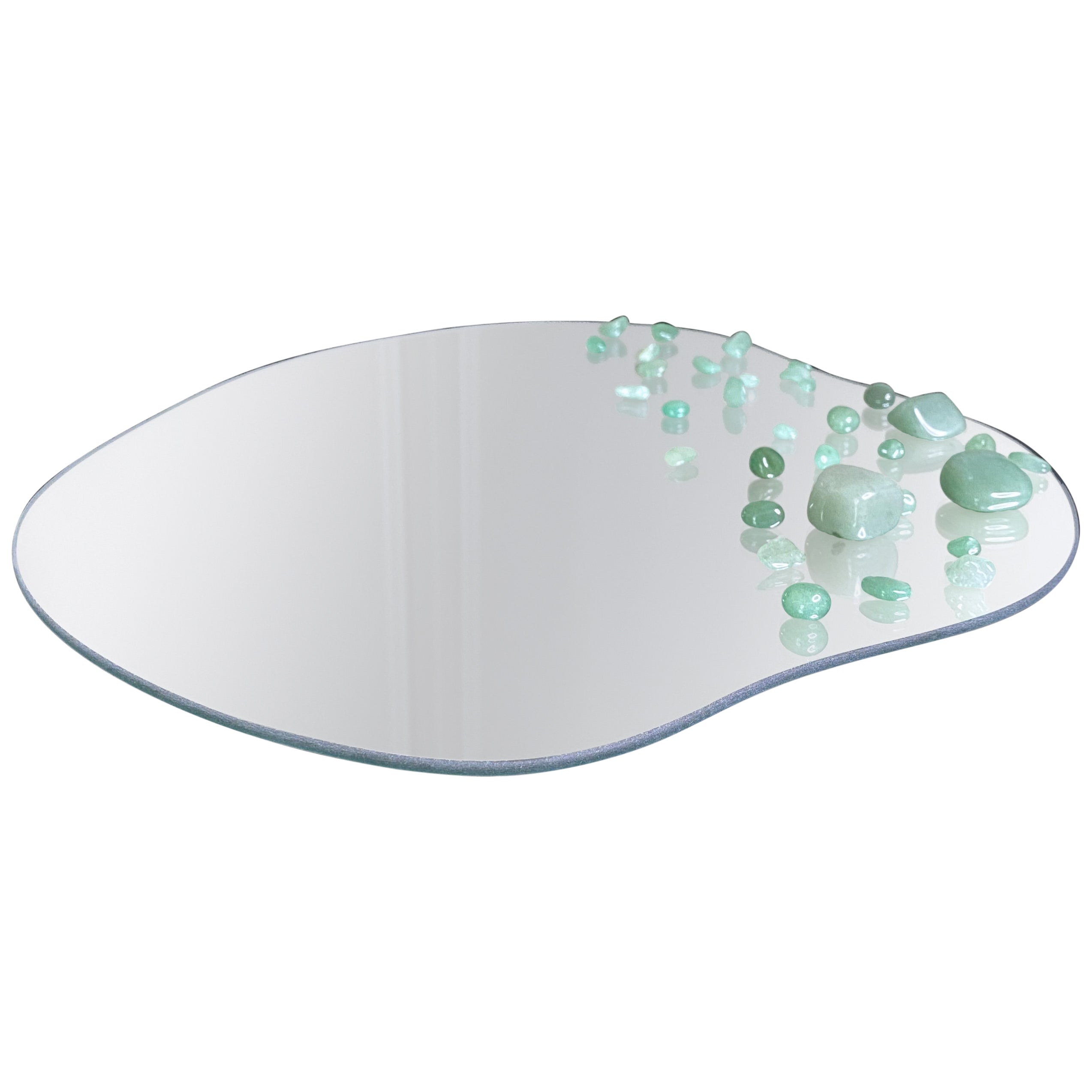 Organic mirrored tray For Sale