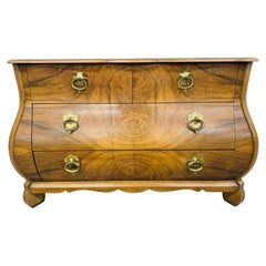 Vintage Baker Burled Wood Bombay Commode