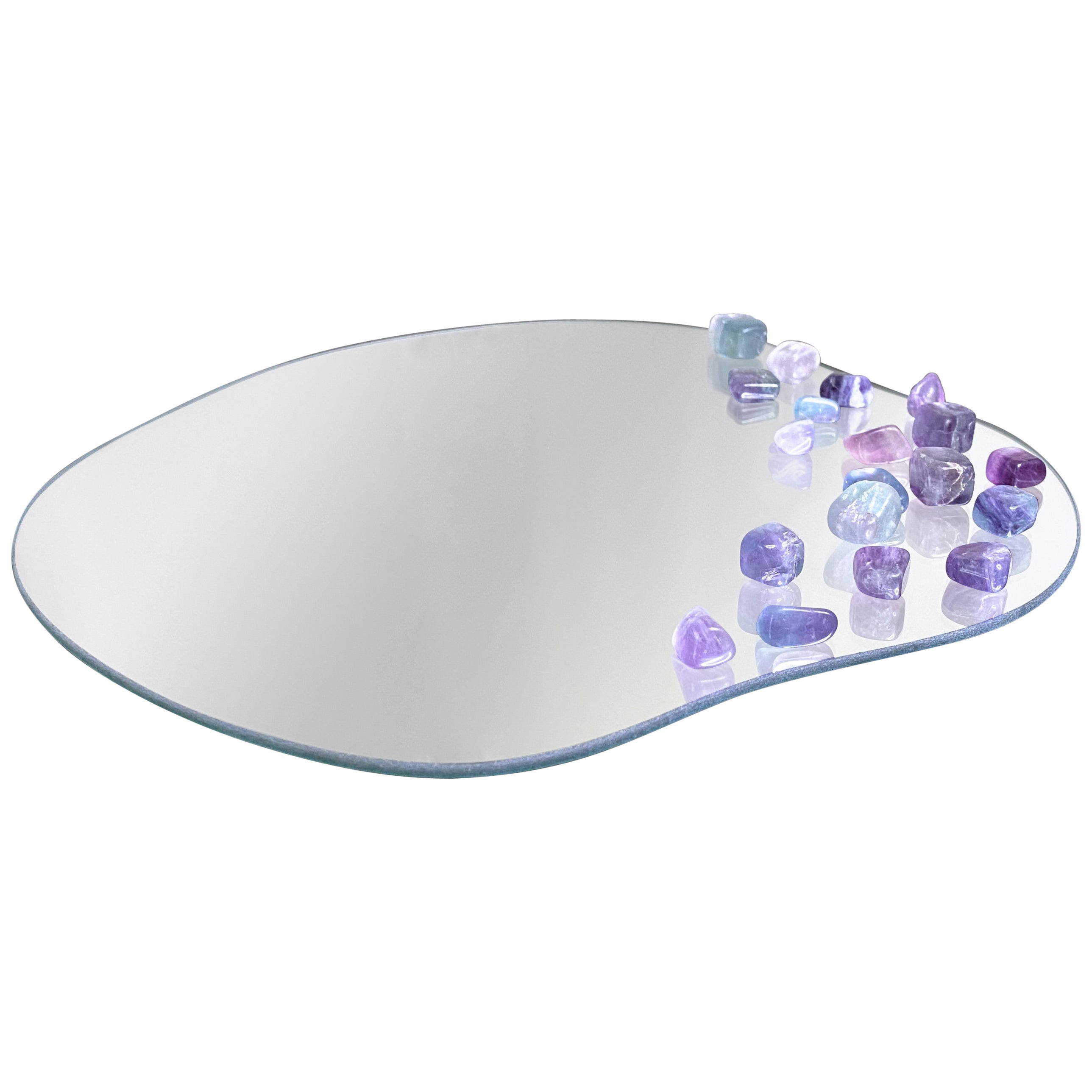 Organic mirrored tray