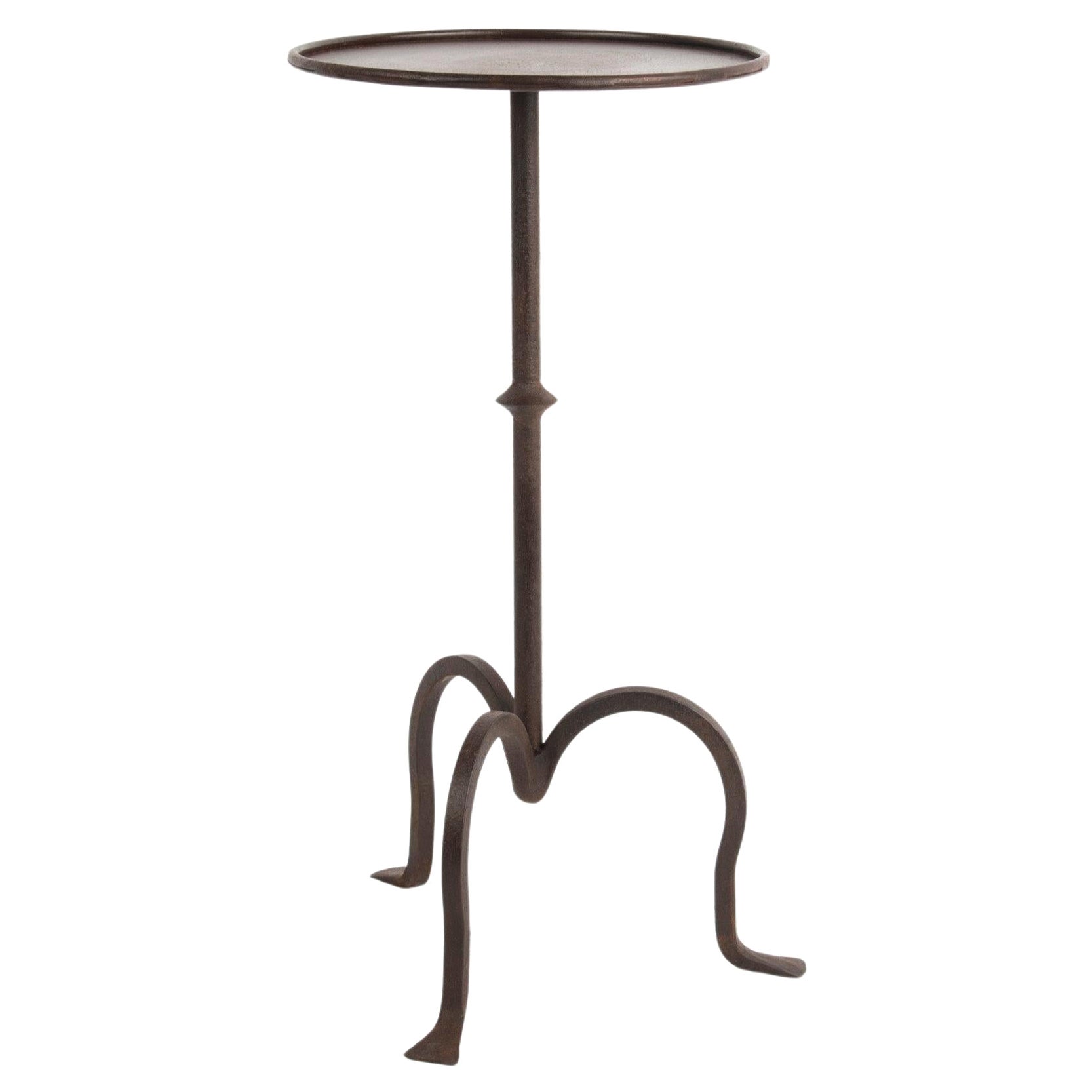 Martini-Tisch aus Schmiedeeisen, klein im Angebot