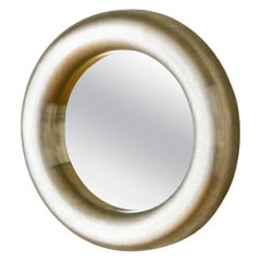 Specchio da parete rotondo in Steele